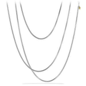 🩶 David Yurman authentic 72 in medium box chain, EXCELLENT Condition!